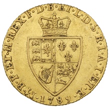 1789 George III Gold Guinea