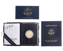2003 Proof 1/2oz American Eagle Gold Coin Boxed