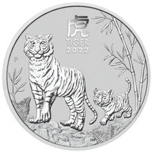 2022 Year of the Tiger Silver Coin 2oz Perth Mint Australian Lunar Series