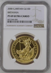 2000 Proof Gold Britannia Coin 1oz NGC PF69