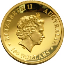 2016 High Relief Proof Australian Koala Gold Nugget Coin 1oz