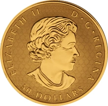 2018 1oz PURE Canadian Maple Leaf Gold Coin