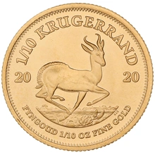2020 1/10oz Krugerrand Gold Coin