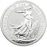 2021 1oz Silver Britannia Coin