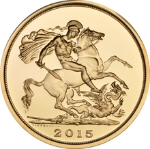 2015 Gold £5 Coin Brilliant Uncirculated Boxed