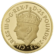 2023 1/4oz Gold Coronation of King Charles III Proof Coin Boxed