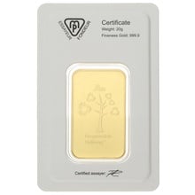 Metalor 20 Gram Gold Bar