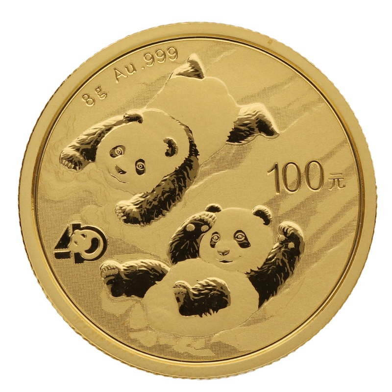 2022 8g Chinese Panda Gold Coin