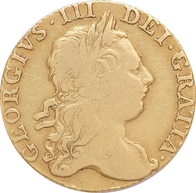 1771 Gold Guinea Coin George III