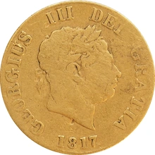 1817 Gold Half Sovereign George III
