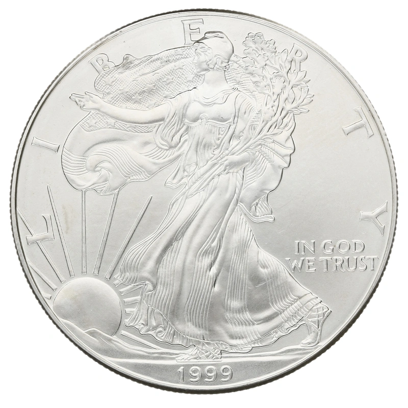 1999 American Silver Eagle Coin 1oz