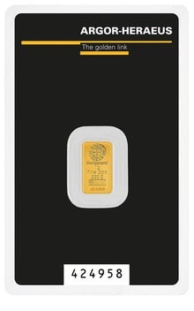 Argor-Heraeus 1g Gold Bullion Bar