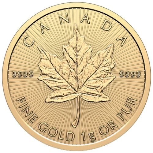 2026 MapleGram 25 x 1g Gold Coins