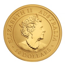 2021 1/2oz Australian Kangaroo Gold Nugget Coin