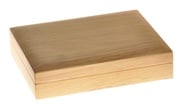 Large Oak Gold or Silver Bar Gift Box 2 x Metalor 1kg