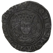 1422-1430 Henry VI Silver Half Groat Twopence Annulet Issue Calais Mint