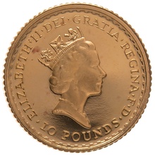 1989 Proof 1/10oz Gold Britannia Coin