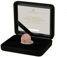 2023 75th Birthday of King Charles III Struck on the Day Gold Sovereign Boxed
