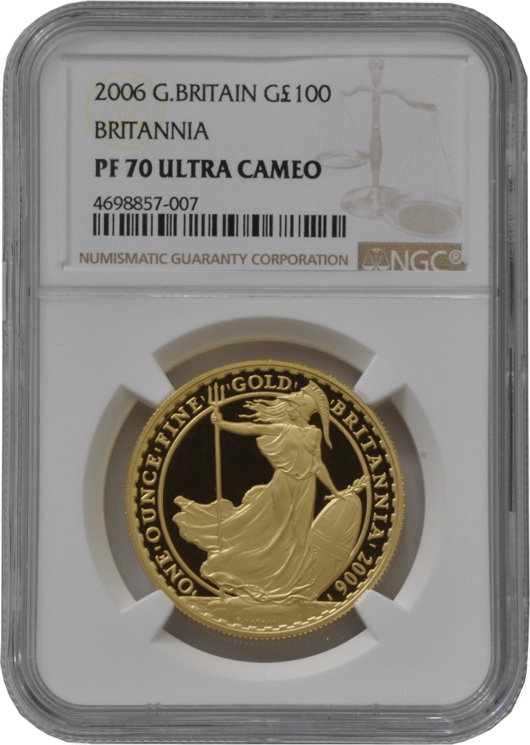 2006 Proof Gold Britannia Coin 1oz NGC PF70