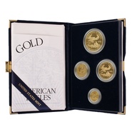 2003 Proof Gold Eagle 4 Coin Set Boxed