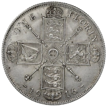 1916 Florin Silver Coin George V