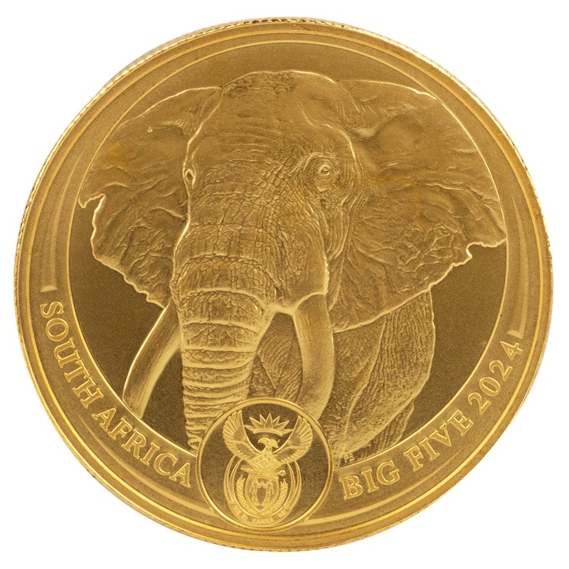 2024 Elephant Gold Coin Big Five Series 1oz
