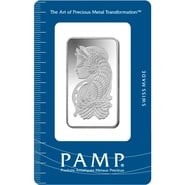 PAMP Lady Fortuna 1oz Silver Bar Minted