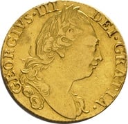 1781 Gold Guinea Coin George III