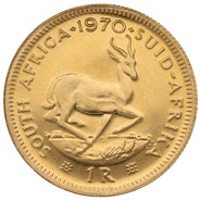 1970 1R 1 Rand coin South Africa