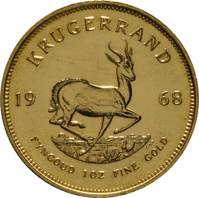 1968 Krugerrand Gold Coin 1oz
