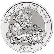 2019 Royal Mint Valiant Silver Coin 1oz