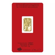 PAMP 5g 2022 Year of the Tiger Gold Bar