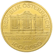 2008 Austrian Gold Philharmonic Coin 1oz