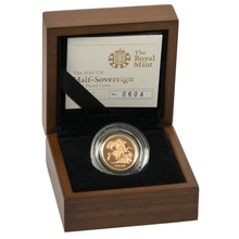 2010 Proof Gold Half Sovereign Boxed