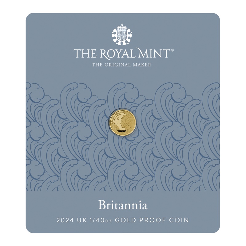 2024 Britannia 1/40oz Gold Proof Coin