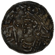 1016-1035 Cnut Hammered Silver Penny Short cross type London Eadread