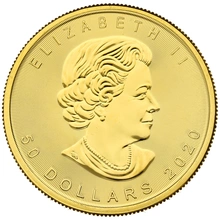 2020 Canadian Maple Leaf Gold Coin 1oz