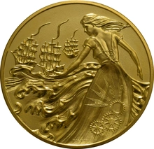 The Royal Mint Britannia Masterpiece 10oz Gold Medal 2011 Boxed