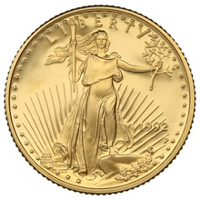 1992 Proof 1/10oz American Eagle Gold Coin Boxed