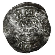 1344-1351 Silver Half Penny Coin Edward III Florin Issue