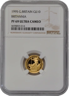 1995 Proof 1/10oz Gold Britannia Coin NGC PF69
