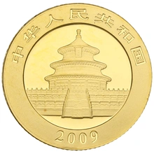 2009 1/10oz Chinese Panda Gold Coin
