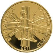 2011 Proof 1/2oz Gold Britannia Coin NGC PF70