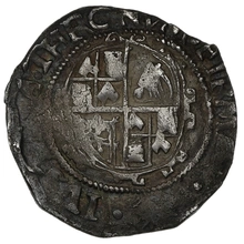 1645-1646 Charles I Silver Half Groat Twopence Hammered mm Sun