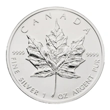 2010 Canadian Silver Maple Leaf Coin 1oz