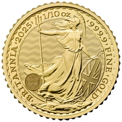 2025 1/10oz Gold Britannia Coin Gift Boxed