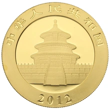 2012 1oz Chinese Panda Gold Coin