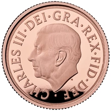 2025 Proof Gold Sovereign Coin Boxed