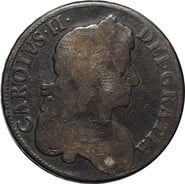 1677 Silver Crown Coin Charles II