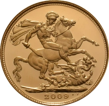 2009 UK Sovereign and Half Sovereign Gold 2 Coin Proof Set Boxed